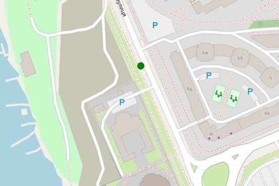 Схема рекламной плоскости по адресу Микільсько-Слобідська вул., 5