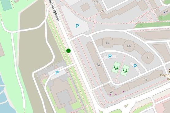 Схема рекламної площини за адресою Микільсько-Слобідська вул., 5