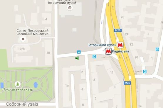 Схема рекламной плоскости по адресу Конституції пл. - Спартаківський пров., (зупинка) №1 (А)