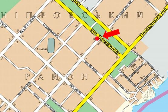 Схема рекламной плоскости по адресу Университетская ул. (бывш. 40-летия Октября ул.) / Залаэгерсег ул.