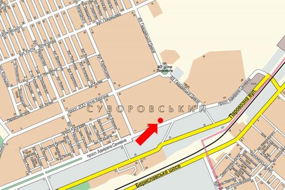 Схема рекламной плоскости по адресу Сенявина пр., 140