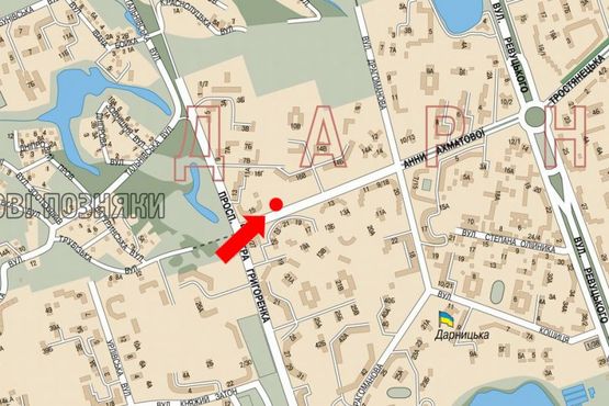 Схема рекламной плоскости по адресу Ахматовой ул., 18