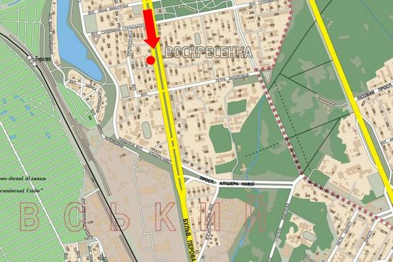 Схема рекламной плоскости по адресу Перова бул., 11