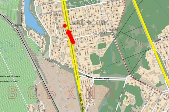 Схема рекламной плоскости по адресу Перова бул., 11