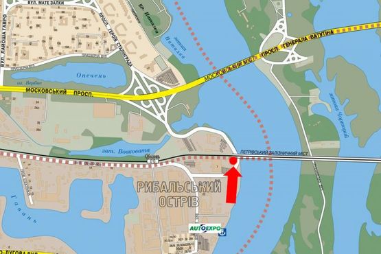 Схема рекламной плоскости по адресу Электриков ул., 400 м до мост Московский, в сторону Героев Сталинграда пр.