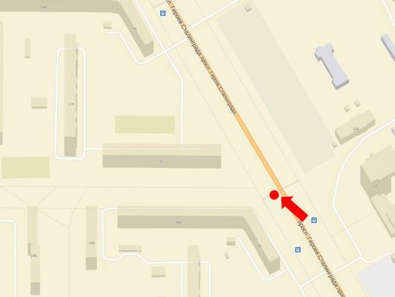 Схема рекламної площини за адресою Героев Сталинграда пр., 15, на светофоре, в сторону ж/м "Оболонские Липки"