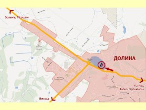 Схема рекламної площини за адресою вул.Міцкевича (озеро) ст.А