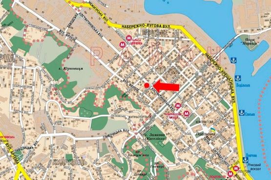 Схема рекламной плоскости по адресу Константиновская ул., 35 / ул. Щекавицкая, в сторону Новоконстантиновская ул.