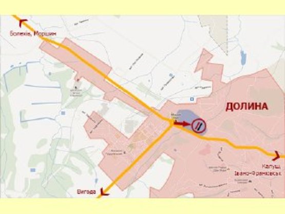 Схема рекламної площини за адресою вул.Міцкевича (озеро) ст.Б