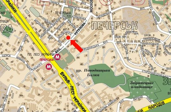 Схема рекламной плоскости по адресу Алмазова ул. (бывш. Кутузова ул.), 6 / Старонаводницкая ул.