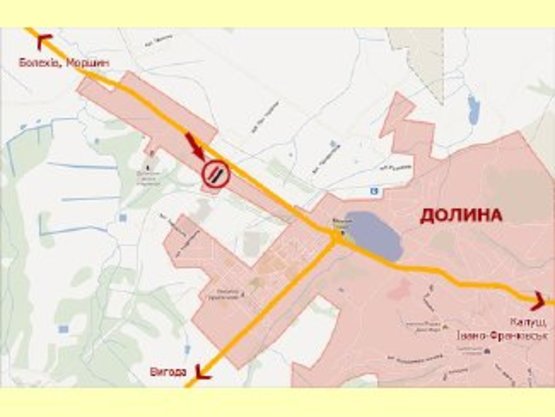 Схема рекламної площини за адресою вул.Хмельницького, 19, ст.А