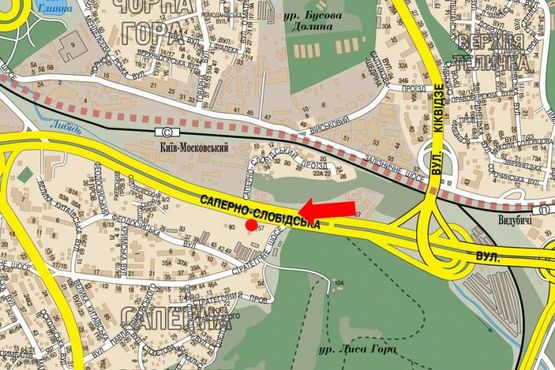 Схема рекламной плоскости по адресу Саперно-Слободская ул., 90м от первого наземного перехода, в сторону Демеевская пл. (бывш. Московская пл.)