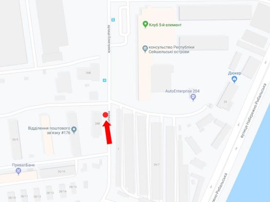 Схема рекламной плоскости по адресу Электриков ул., 28В, возле спортклуба "5й элемент", 5 канала