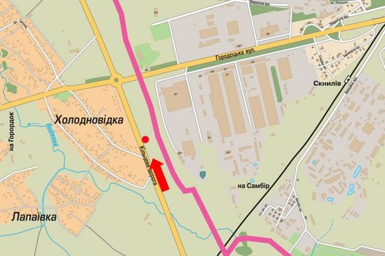 Схема рекламной плоскости по адресу Окружная дорога, в сторону Городоцкой ул., Региональная таможня