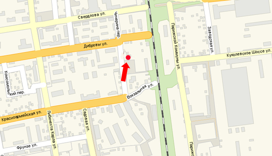 Схема рекламної площини за адресою Привокзальная пл., возле ж/д вокзала