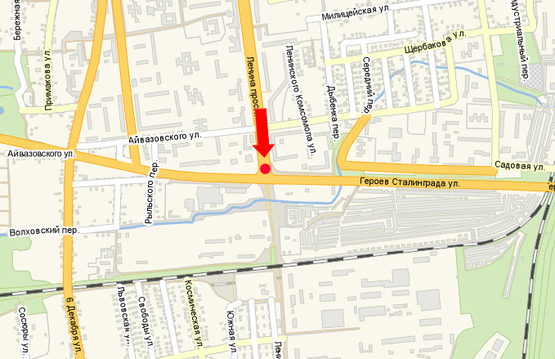 Схема рекламної площини за адресою Героев Сталинграда пр. / Соборный пр. (бывш. Ленина пр.), разделитель