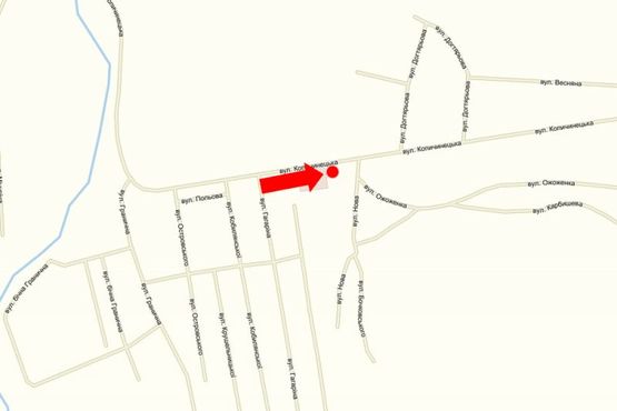 Схема рекламної площини за адресою Копыченецкая ул., возле автовокзала