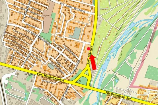 Схема рекламной плоскости по адресу Ивасюка ул., 14, возле остановки