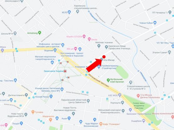 Схема рекламної площини за адресою Тюринская ул. - Байкальская ул., в сторону рынка "Барабашово"