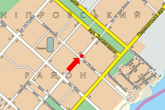 Схема рекламной плоскости по адресу Университетская ул. (бывш. 40-летия Октября ул.), 120 / 28-ой Армии ул., разделитель, к ТРЦ "Фабрика", из центра, правый