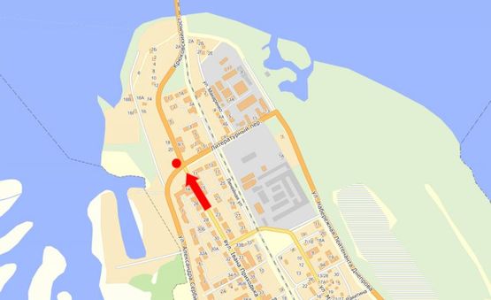 Схема рекламной плоскости по адресу Приходько ул. / Чумацкий шлях ул. (бывш. Сербиченко ул.)