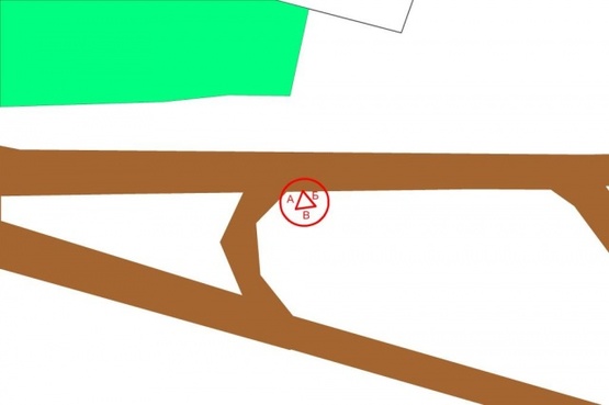 Схема рекламной плоскости по адресу Борисполь-юнипол(башня)