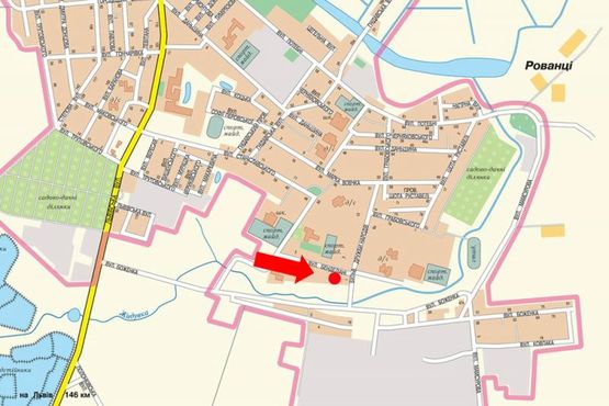 Схема рекламной плоскости по адресу Бенделиани ул., 1, возле супермаркета "Салют", в сторону Дружбы Народов бул.