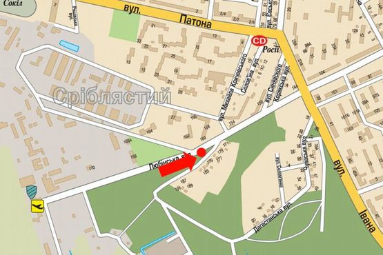 Схема рекламной плоскости по адресу Любинская ул., 164, в центр