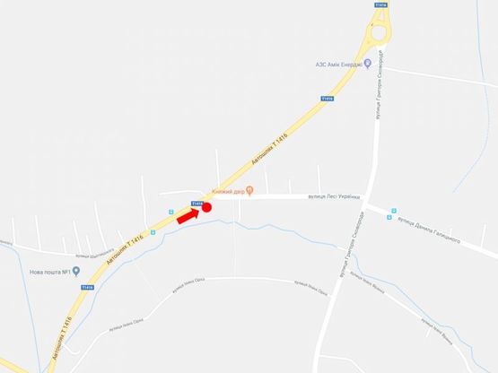 Схема рекламной плоскости по адресу Окружная дорога, с. Сокольники, в центр