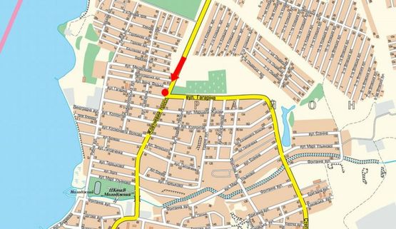 Схема рекламної площини за адресою Богоявленский пр. (бывш. Октябрьский пр.) / Гагарина ул., в центр