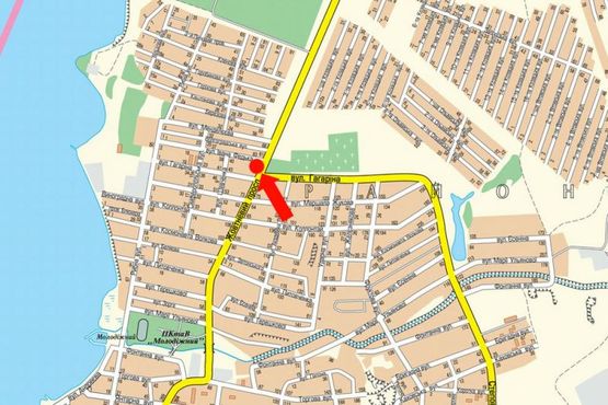 Схема рекламной плоскости по адресу Богоявленский пр. (бывш. Октябрьский пр.) / Гагарина ул., из центра