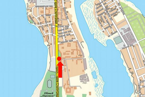 Схема рекламной плоскости по адресу Героев Сталинграда пр., 13, возле ТРЦ "Магеллан", супермаркетов "Таврия В", "Эльдорадо", из центра, левая