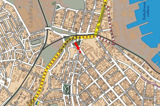 Схема рекламної площини за адресою Пастера ул. / Старопортофранковская ул., в центр