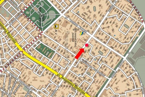 Схема рекламної площини за адресою Гайдара ул., 30 / Петрова ул., возле супермаркета "Ева", в сторону Инглези ул. (бывш. 25-й Чапаевской дивизии ул.)