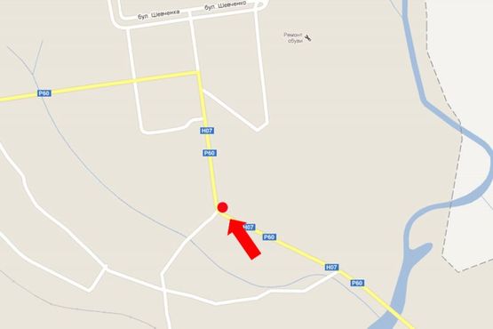 Схема рекламной плоскости по адресу Комсомольская ул., 13