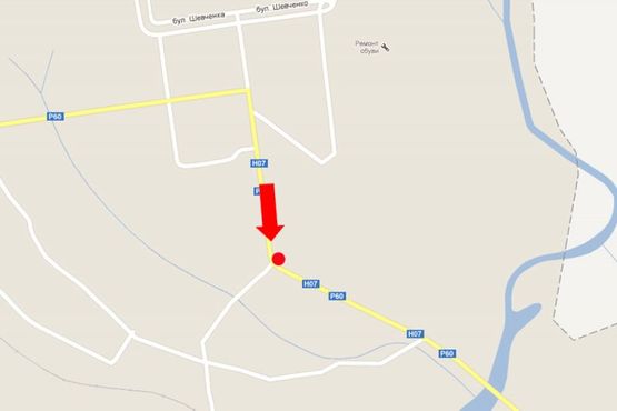 Схема рекламной плоскости по адресу Комсомольская ул., 13