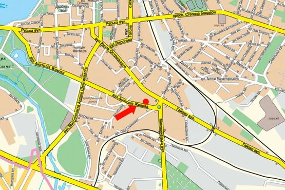 Схема рекламной плоскости по адресу Живова ул. / Микулинецкая ул., кольцо