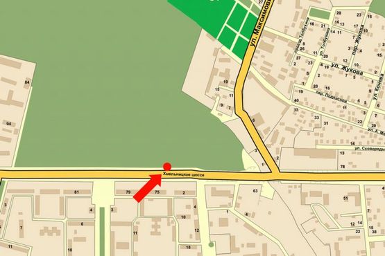 Схема рекламной плоскости по адресу Хмельницкое шоссе / 600-летия ул.