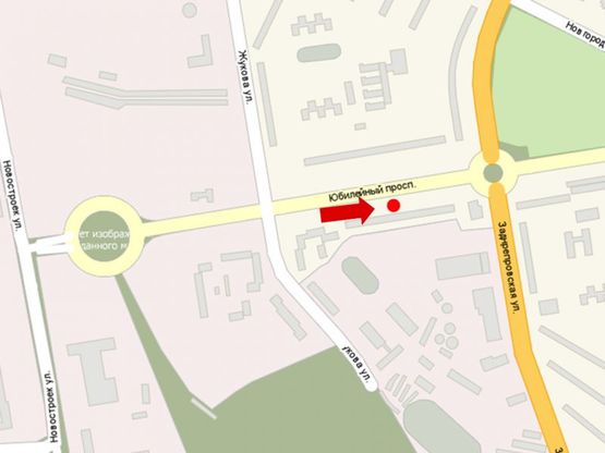 Схема рекламной плоскости по адресу Юбилейный пр., 39, напротив, в сторону Заднепровская ул.