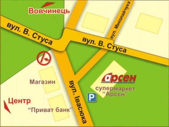 Схема рекламной плоскости по адресу вул. Івасюка, 24
