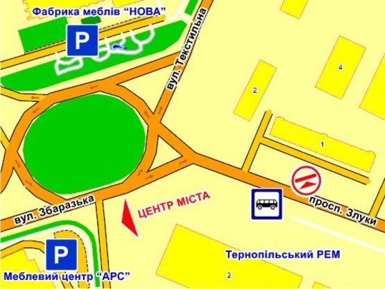 Схема рекламной плоскости по адресу пр. Злуки, 1