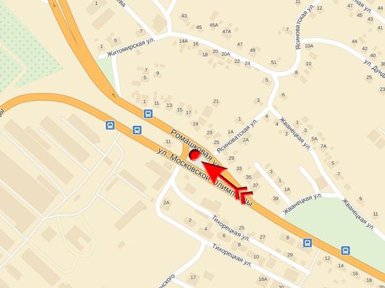 Схема рекламной плоскости по адресу Измайловская ул / Московской Олимпиады ул, левый, из центра