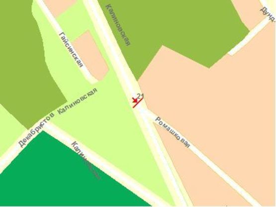 Схема рекламной плоскости по адресу Измайловская ул, 2, в центр