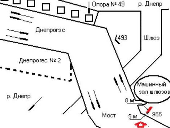 Схема рекламної площини за адресою 314_Запорожье_Гидросооружения