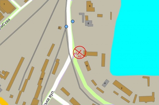 Схема рекламної площини за адресою Электриков, 6